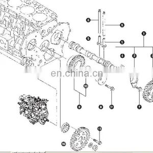 Diesel Engine Parts 4TNV88 Camshaft Gear 129150-14101 thumbnail-1