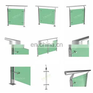 Prices Of Modern Tempered Glass Balcony Railing Designs thumbnail-1