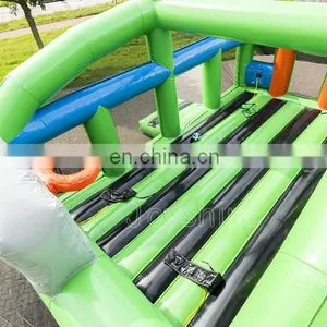 Multi Play Inflatable Basketball Bungee Run Game Field Outdoor Inflatable Sports Arena For Sale thumbnail-6