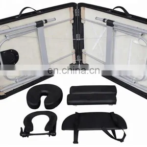 Hotsale Portable Aluminium Massage Table Chair Bed Foldable With Carry Bag thumbnail-3