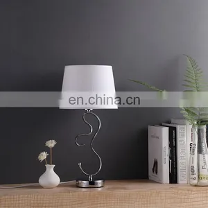 China Manufacturer Wholesale Creative Design Custom Fancy Table Lamps Metal for Home Decor thumbnail-2