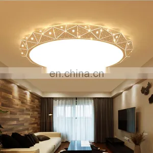 Modern Simple Round LED Living Room Ceiling Light Creative Acrylic Bedroom Lighting thumbnail-2