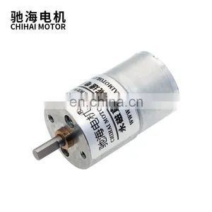 ChiHai Motor CHR-GM25-310T Low Voltage DC7.4V Micro Speed Gear Motor Reduction Gear Motors With Metal Gearbox for Diy thumbnail-1