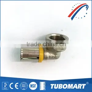 90degree Male / Equal / Female Pipe Elbow Brass Elbow Fittings Used for Floor Heating thumbnail-5