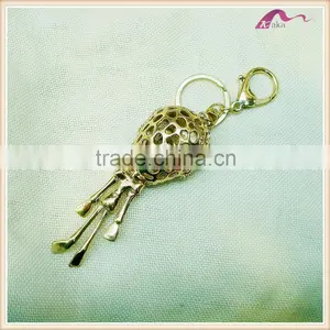2016 Promotional Gold Crystal Skull Keychain thumbnail-2