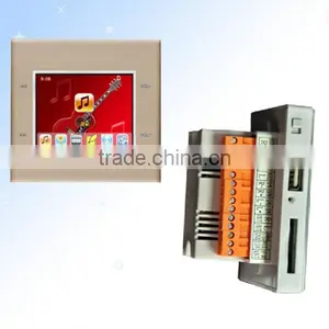 FM Radio Home Intelligent Touch Screen Background Music System With Remote Control thumbnail-1