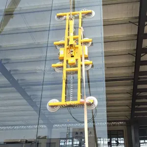 Zhengxinda 1200kg Electric Suction Cup Pneumatic Turnover Crane Vacuum Spreader Large Glass Suction Crane thumbnail-3