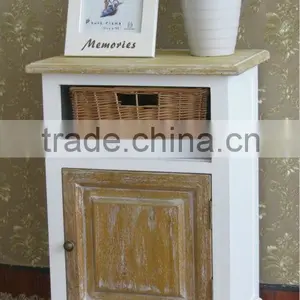 Bedroom Furniture Classic White MDF Bedside Table/cabinet thumbnail-4