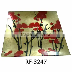 Custom Made Promotional Sqaure Shape Clear Glass Soup Plate for Tableware thumbnail-1