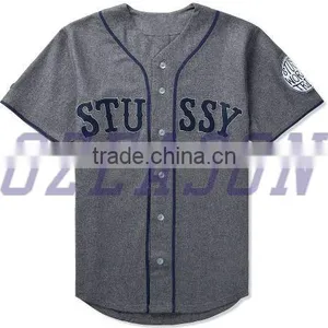 Fashionable Baseball Jersey Embroidered Pattern and Logo T-shirts for Men/women Training thumbnail-5
