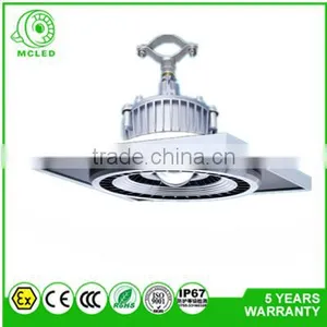 MCLED Aluminum Energy-saving MF-TH-60W COB Bridgelux IP 67 LED Gas Station Explosion Proof Light ATEX thumbnail-1