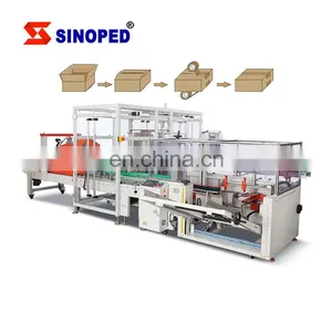 High Quality Automatic Water Bottle Case Packaging Line Spice Box Carton Packing Machine thumbnail-3