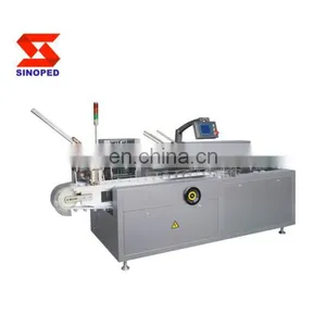 Factory Price Multifunctional Pharmaceutical Blister Sachet Bottle Tube Vertical Rotary Semi Automatic Cartoning Machine thumbnail-1
