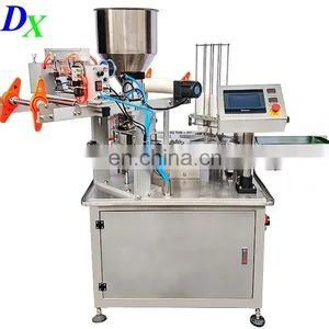 900 Rotary Cup Bottle Plastic Bucket Paste Liquid Filling Sealing Capping Machine thumbnail-5