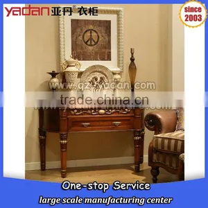 High End Retro Console Table, Wall Table Using, Corner Console Table Wooden Carving Design thumbnail-2