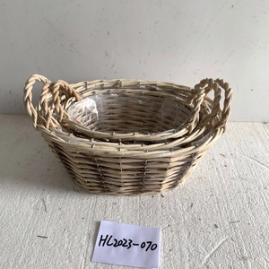 Outdoor Wicker basket Custom Wholesale Cheap Large Plant Pots thumbnail-1