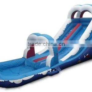 Inflatable Floating Water Slide With Pool for Kids and Adults thumbnail-2