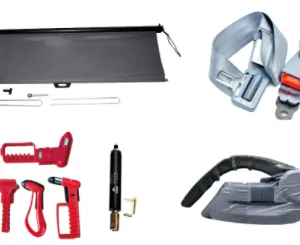 Kinglong Bus Spare Parts in Guangzhou Auto Parts Market Bus Interior Accessories Air Vent Safe Belt thumbnail-4