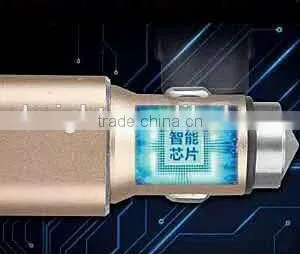 Safety Hammer Car Charger With Metal Aluminum Broken Window Hammer Design Function thumbnail-5