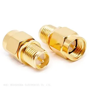 Male to Male SMA-JK RF Coaxial Straight Adapter Connector for Communication thumbnail-1