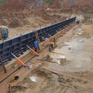 Hydraulic Elevator Dam Store Water Irrigate Landscape Flood Control Sluice Dam Gate Penstock Irrigation Sluice Gate thumbnail-5