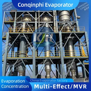 Three-effect Forced Circulation Evaporation Crystallizer 220V 50Hz Energy-saving Design 1000L thumbnail-2