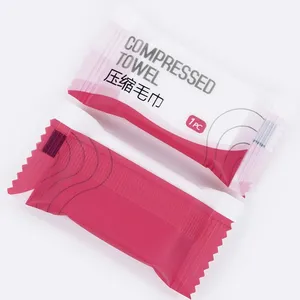 High Quality Cotton Compressed Towels Different Sizes Thickened One-Time Use Disposable Towels Factory Wholesale for Travel thumbnail-2