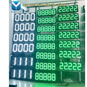 Gas Station LED Price Sign Manufacturer | Digital Fuel Price Board thumbnail-3