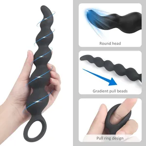 Chain-Design Anal Beads — Medical Silicone, IPX7, OEM thumbnail-5