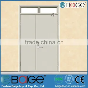 BG-F9052 Cheap Fire Rated Steel Swing Doors thumbnail-1