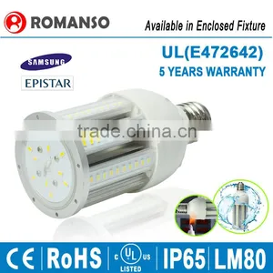 Internal Driver IP65 Waterproof LED Corn COB Bulb E27 E40 CE ROHS 5 Years Warranty thumbnail-4