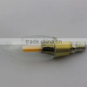 2016 New Design Item Glass Housing A60 2.2W Gold LED Candle Lights thumbnail-1