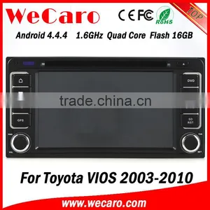 6.2 Inch Android 4.4.4 HD 1024*600 Touch Screen Car Gps Navigation Fortoyota Vios 2 Din Car Dvd Player With WIFI 3G Internet thumbnail-4