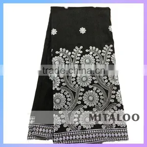 Mitaloo MGP0042 Fashionable Raw Silk George Lace Fabric thumbnail-3