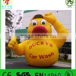 Giant Inflatable Animal Toys, Inflatable Advertising Yellow Duck thumbnail-1
