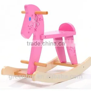 2015 New Kids Wooden Rocking Horse for Kids,solid Wooden Horse for Children thumbnail-1