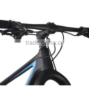 2016 Popular New Blue Painting Carbon Fat Bike Complete Fatbike Carbon Bikes 26x4.0 Tire Shima XT M8000 Groupset thumbnail-2
