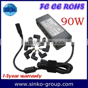 90W AC Automatic Universal Charger for Laptop With 8 DC Tip thumbnail-1