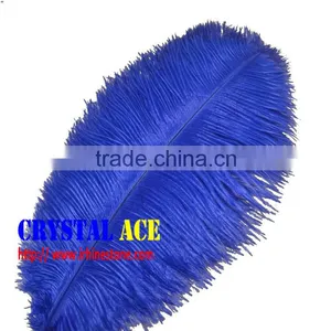 Cobalt Colour Carnival Ostrich Feathers, Ostrich Plumes Feathers, Artificial Ostrich Plumes for Wholesale thumbnail-1