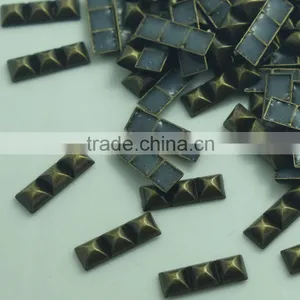 Factory Price Wholesale 6X18MM Hotfix Alloy Studs, Hot Fix Metal Stud, Iron On Studs, Iron On Metal Studs, Garment Metal Fitting thumbnail-3
