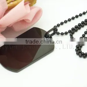 Laser Custom Pendants Black Tungsten Pendants Wholesale Dog Tag Pendants thumbnail-1