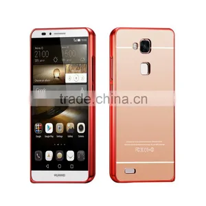 Xuenair Plating Mirror Series Metal Hard Back Case For Huawei Mate 7 Fashion Cover Case With Retail Package MT-4603 thumbnail-5