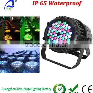 54x3w Waterproof Outdoor Par 64 LED RGBW Effect Light DMX512 Disco DJ Stage Lighting thumbnail-1