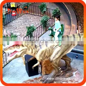 Dinosaur Park Amusement Emulation Realistic Animatronic Riding Dinosaur thumbnail-1