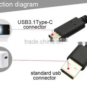 USB C 3.1 to USB A 3.0 Type-C Charger Cable thumbnail-3