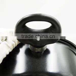 Forged Aluminum Imitation Nonstick Coating Pressed Aluminum Casserole Hot Pot Cheap Price thumbnail-5