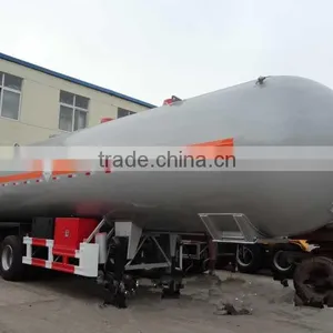 24.55Tons Propane Gas Tank Trailer for Sale, 3 Axles Lpg Trailer thumbnail-1