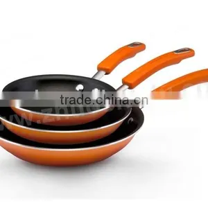 Aluminum Nonstick Pressed/ Forged Ceramic Coating Deep Fry Pan Puncake Pan Pizza Pan Cake Pan thumbnail-3