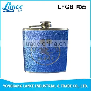 Beautiful Color Hip Flask White Wine in Red Bottle With Patch Logo thumbnail-4