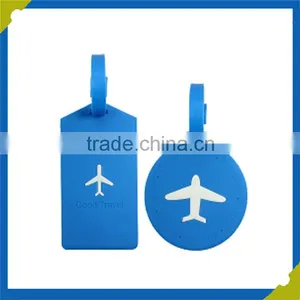 Customized Made Luggage Tags Airplane Luggage Tag Aircraft Logo Rubber Tag thumbnail-1